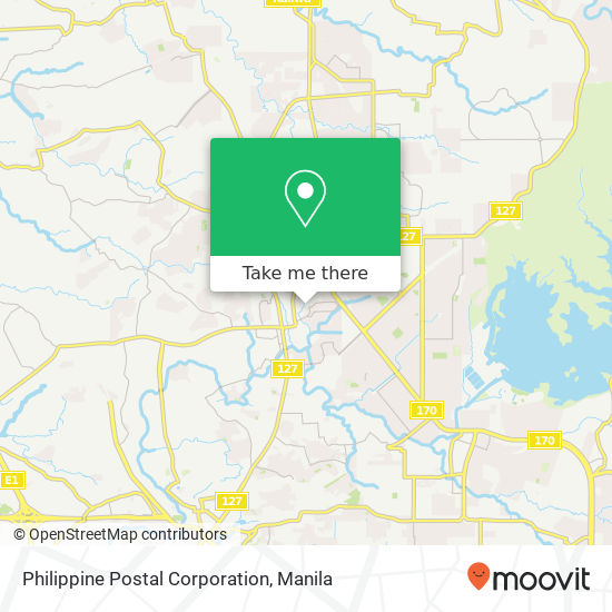 Philippine Postal Corporation map