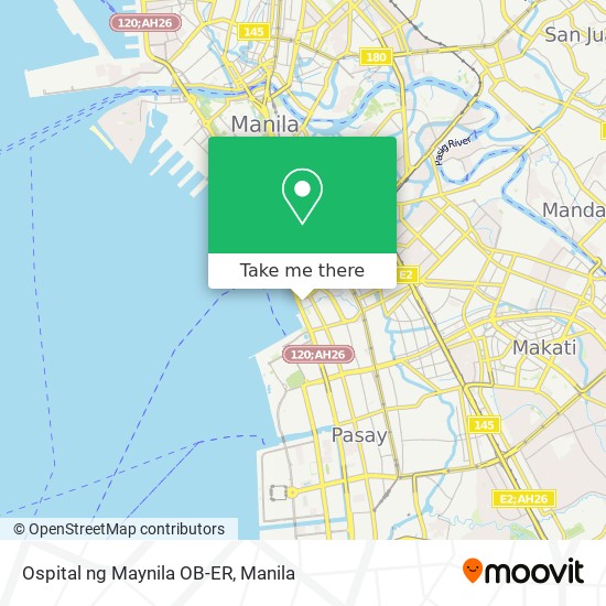 Ospital ng Maynila OB-ER map