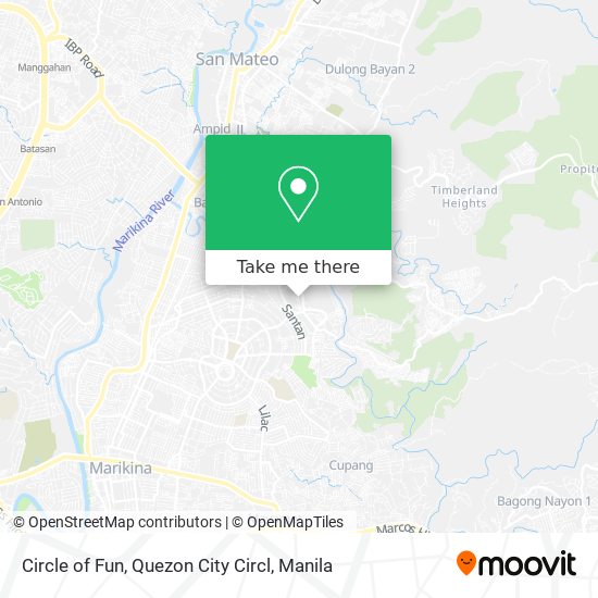 Circle of Fun, Quezon City Circl map