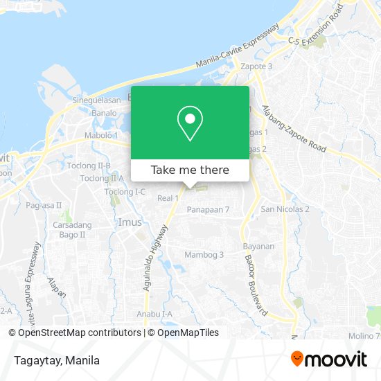 Tagaytay map