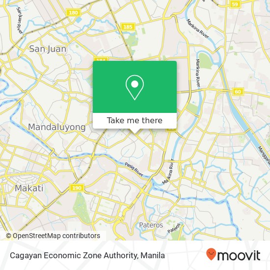 Cagayan Economic Zone Authority map