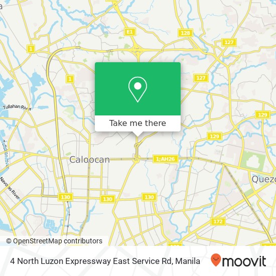 4 North Luzon Expressway East Service Rd map