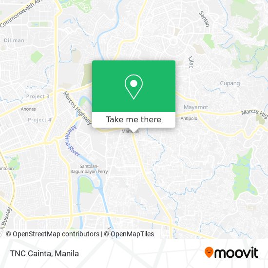 TNC Cainta map