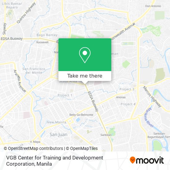 VGB Center for Training and Development Corporation map