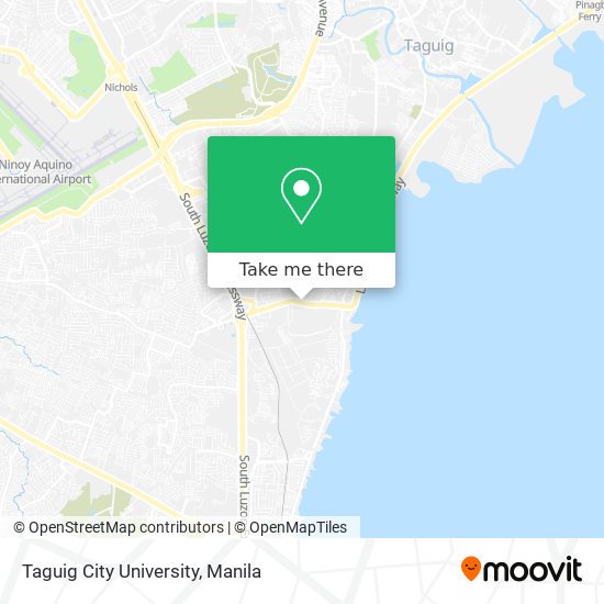 Taguig City University map