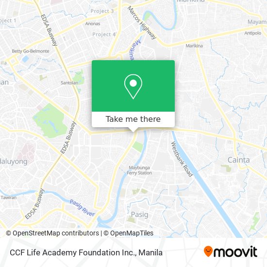 CCF Life Academy Foundation Inc. map