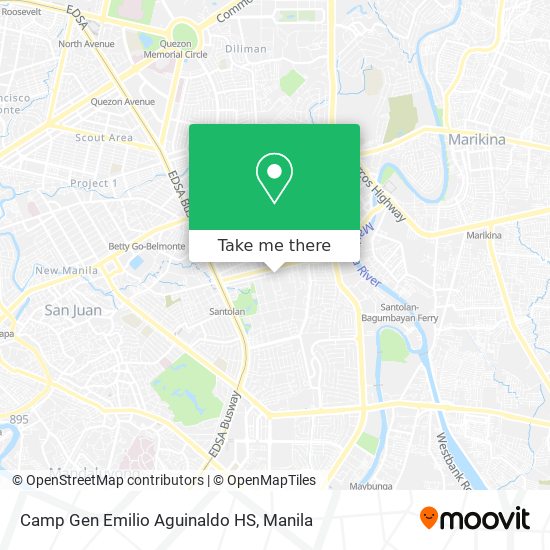 Camp Gen Emilio Aguinaldo HS map