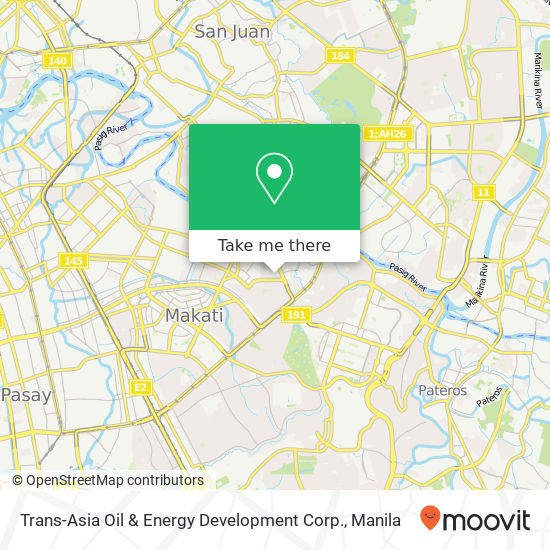 Trans-Asia Oil & Energy Development Corp. map