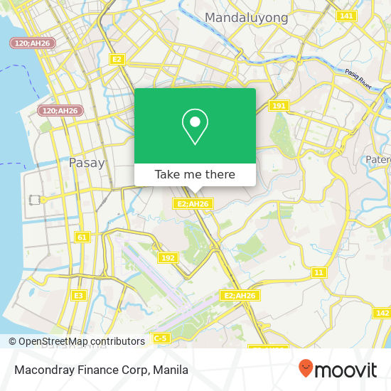 Macondray Finance Corp map
