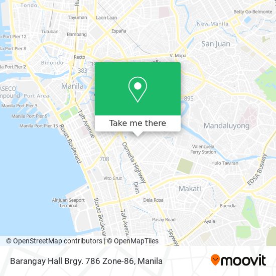 Barangay Hall Brgy. 786 Zone-86 map