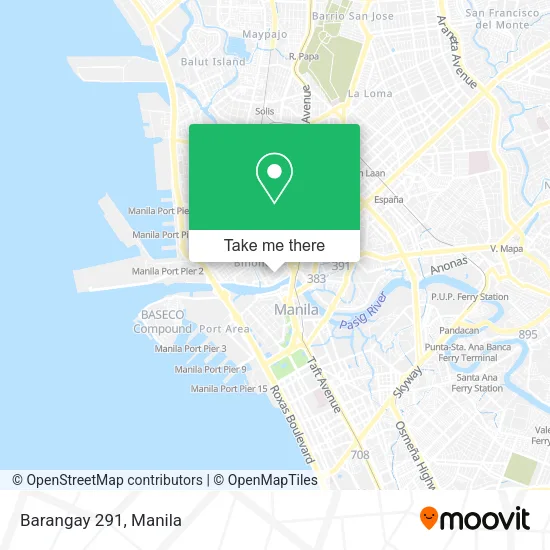 Barangay 291 map