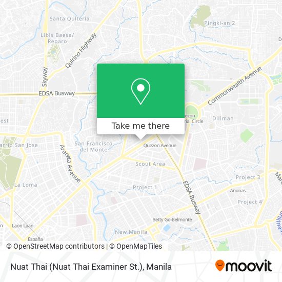 Nuat Thai (Nuat Thai Examiner St.) map