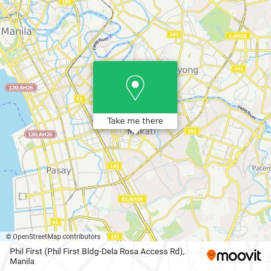 Phil First (Phil First Bldg-Dela Rosa Access Rd) map