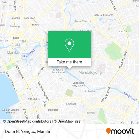 Doña B. Yangco map