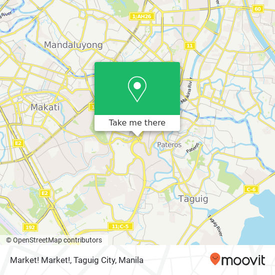 Market! Market!, Taguig City map