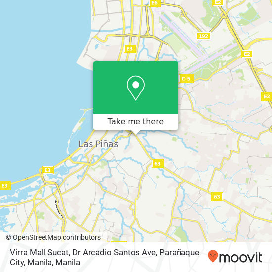 Virra Mall Sucat, Dr Arcadio Santos Ave, Parañaque City, Manila map