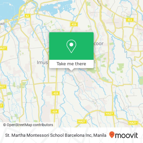 St. Martha Montessori School Barcelona Inc map