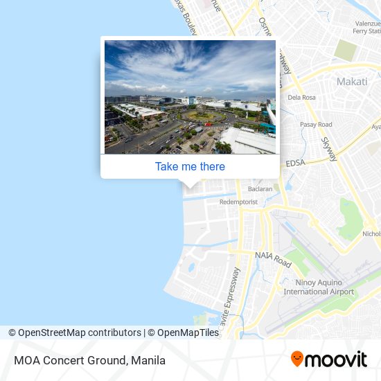 MOA Concert Ground map