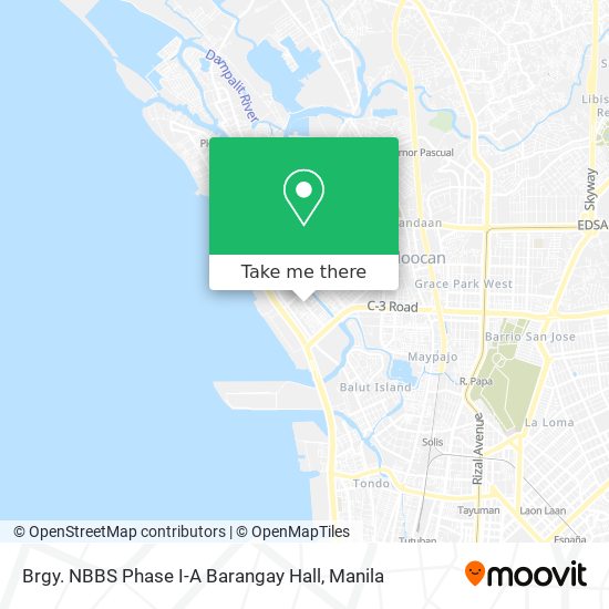 Brgy. NBBS Phase I-A Barangay Hall map