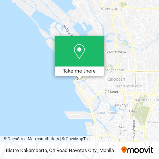 Bistro Kakamberta, C4 Road Navotas City. map