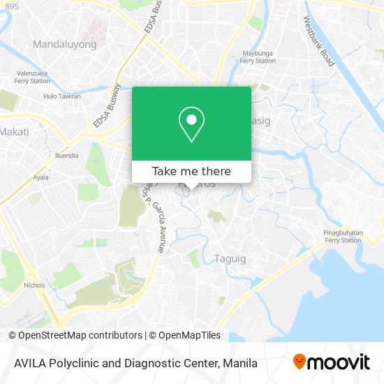 AVILA Polyclinic and Diagnostic Center map