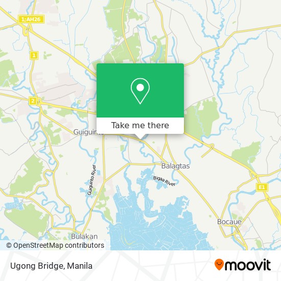 Ugong Bridge map