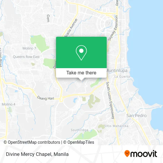 Divine Mercy Chapel map