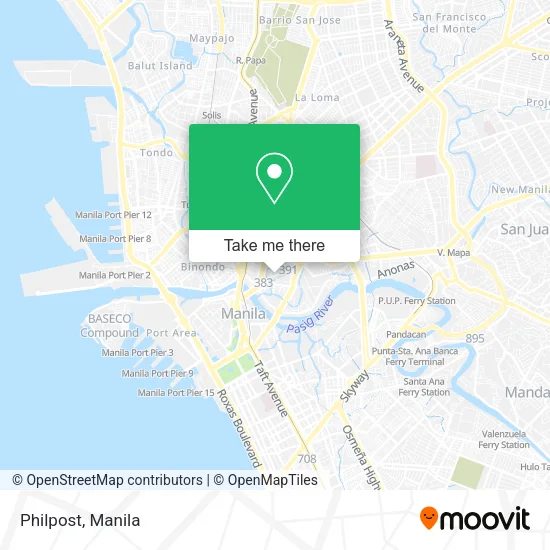 Philpost map