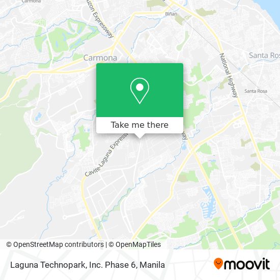 Laguna Technopark, Inc. Phase 6 map