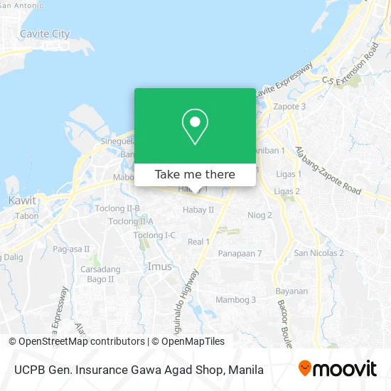 UCPB Gen. Insurance Gawa Agad Shop map