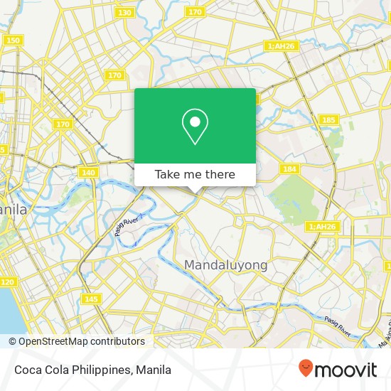 Coca Cola Philippines map