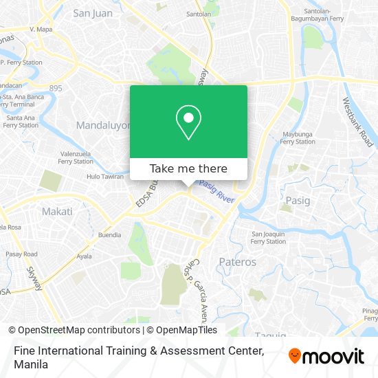 Fine International Training & Assessment Center map