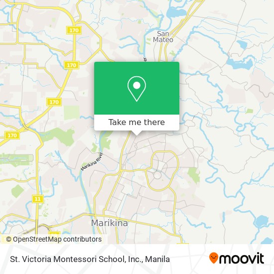 St. Victoria Montessori School, Inc. map