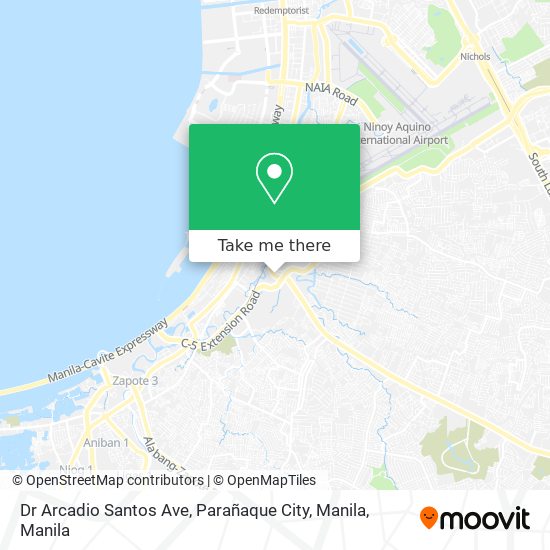 Dr Arcadio Santos Ave, Parañaque City, Manila map