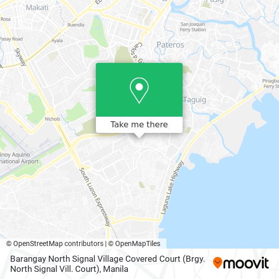 Barangay North Signal Village Covered Court (Brgy. North Signal Vill. Court) map