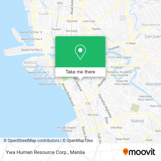 Ywa Human Resource Corp. map