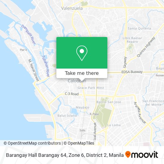 Barangay Hall Barangay 64, Zone 6, District 2 map