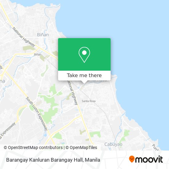 Barangay Kanluran Barangay Hall map