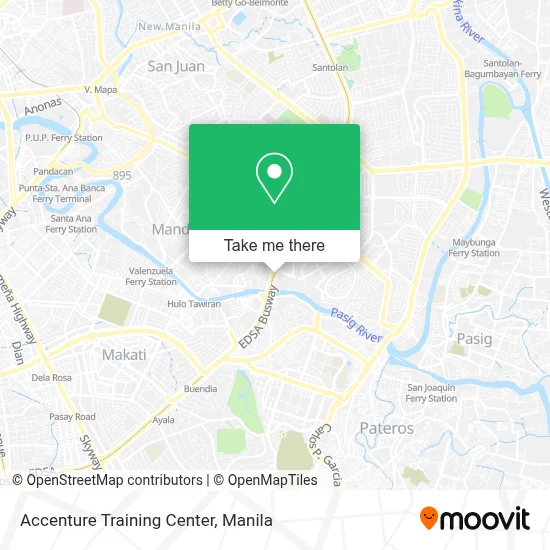 Accenture Training Center map