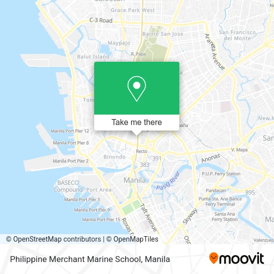 Philippine Merchant Marine School map