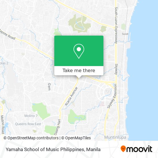 Yamaha School of Music Philippines map