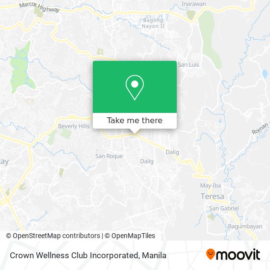 Crown Wellness Club Incorporated map