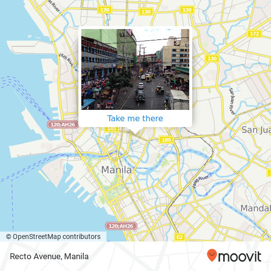Recto Avenue map