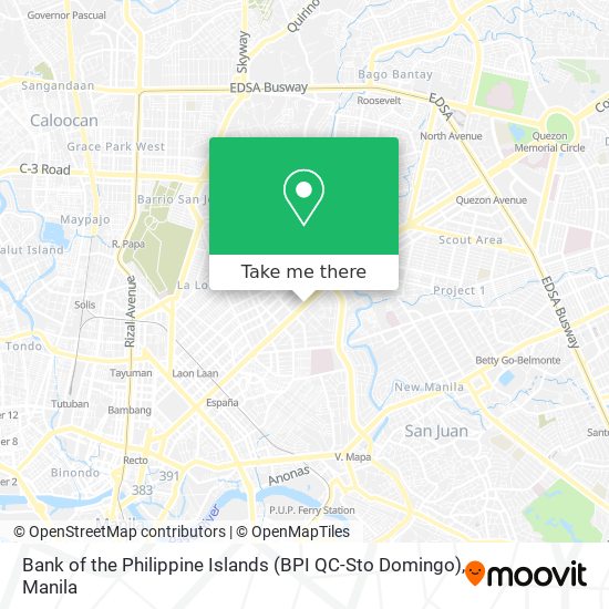 Bank of the Philippine Islands (BPI QC-Sto Domingo) map