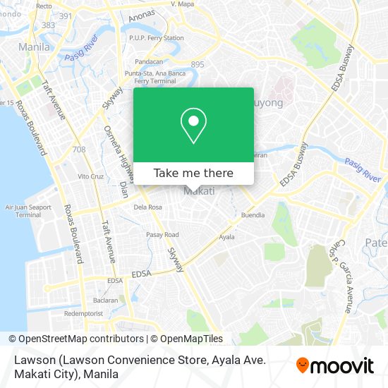 Lawson (Lawson Convenience Store, Ayala Ave. Makati City) map