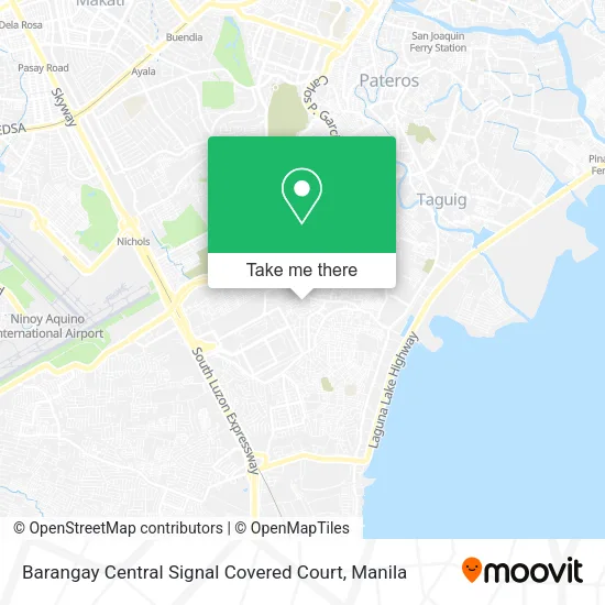 Barangay Central Signal Covered Court map