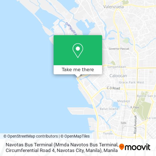 Navotas Bus Terminal (Mmda Navotos Bus Terminal, Circumferential Road 4, Navotas City, Manila) map