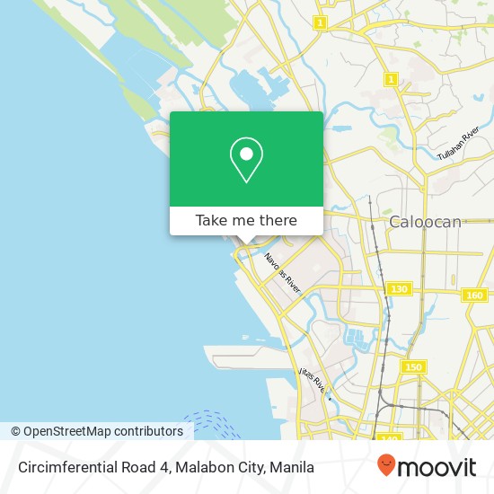 Circimferential Road 4, Malabon City map