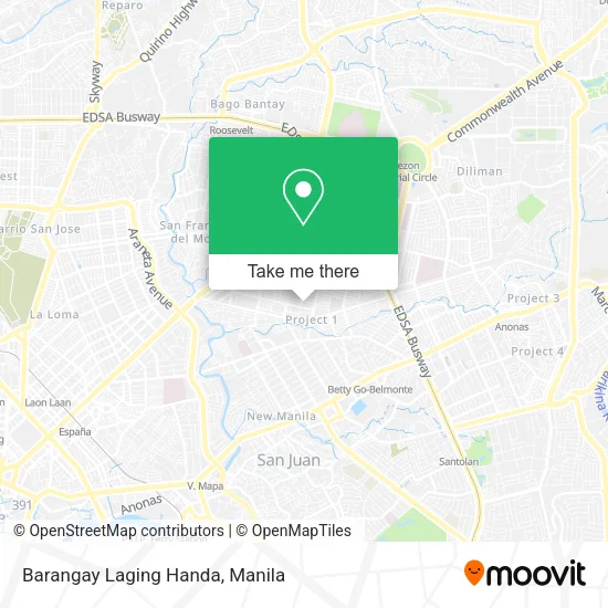 Barangay Laging Handa map