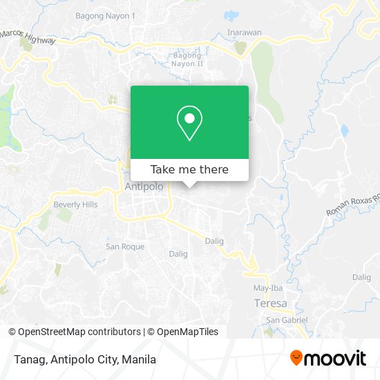 Tanag, Antipolo City map